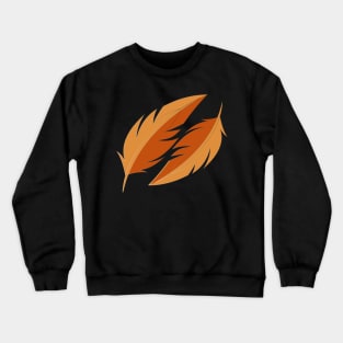 Feather Design Crewneck Sweatshirt